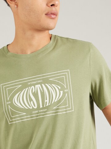 T-Shirt 'AUSTIN' MUSTANG en vert