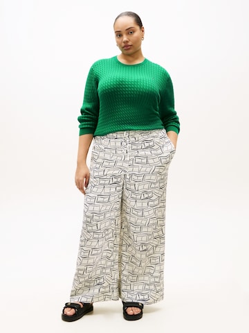 Pull-over Tommy Hilfiger Curve en vert