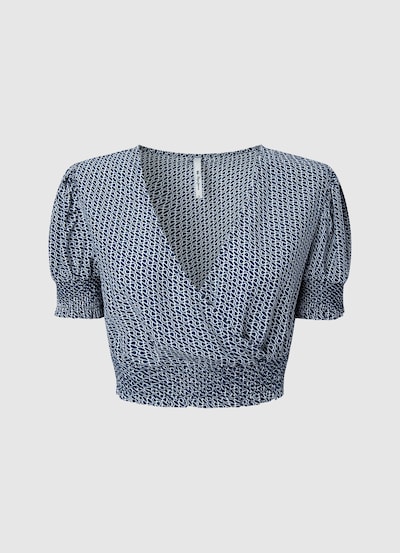 Pepe Jeans Chemisier 'Ady' en bleu nuit / blanc cassé, Vue avec produit