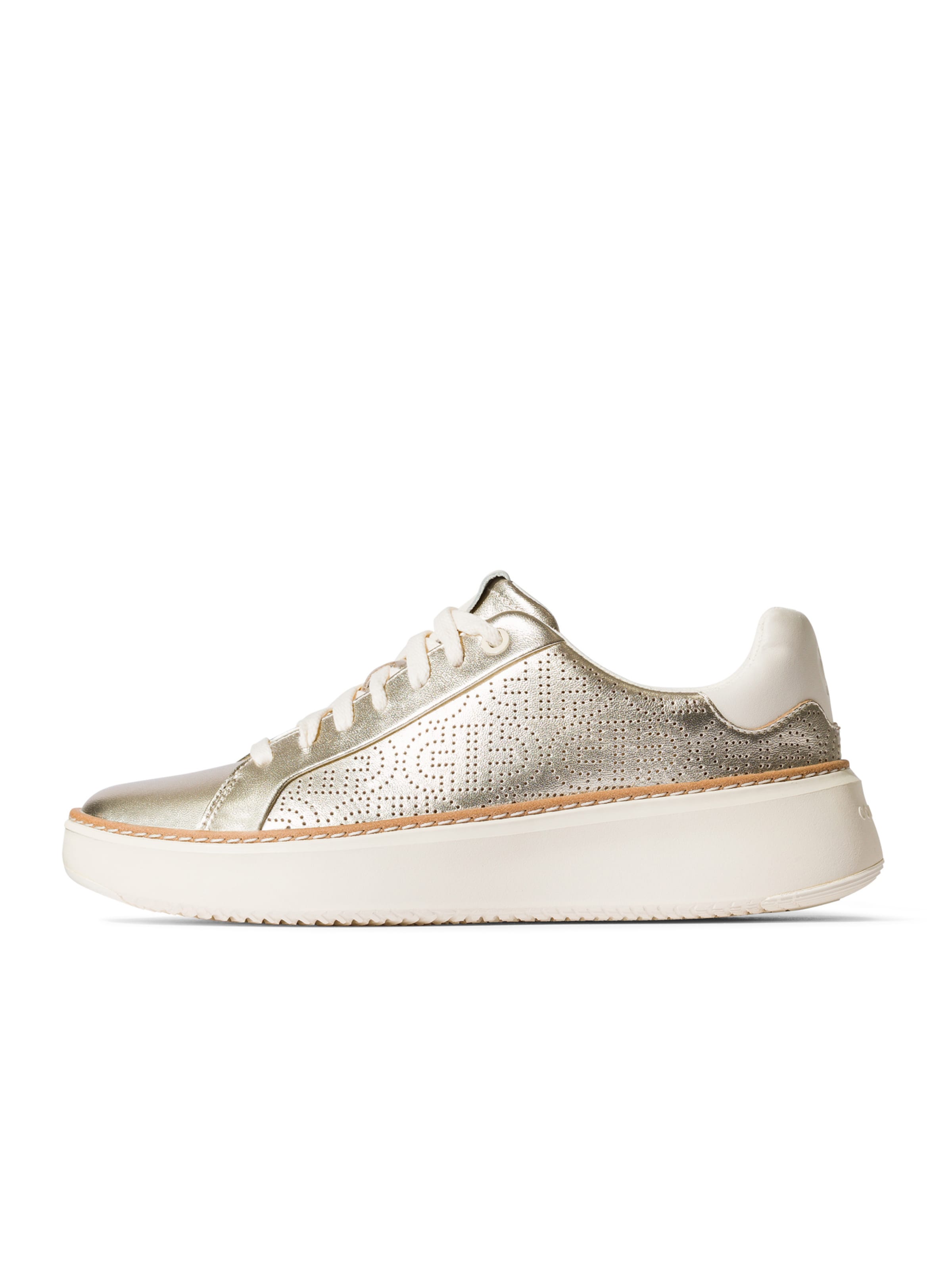 Cole Haan Platform trainers 'GRANDPRO TOPSPIN' in Gold: front