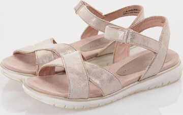 MARCO TOZZI Sandalen 37 in Beige: predná strana