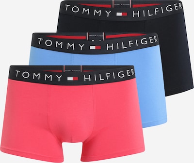 Tommy Hilfiger Underwear Bokserice u svijetloplava / crvena / crna / bijela, Pregled proizvoda