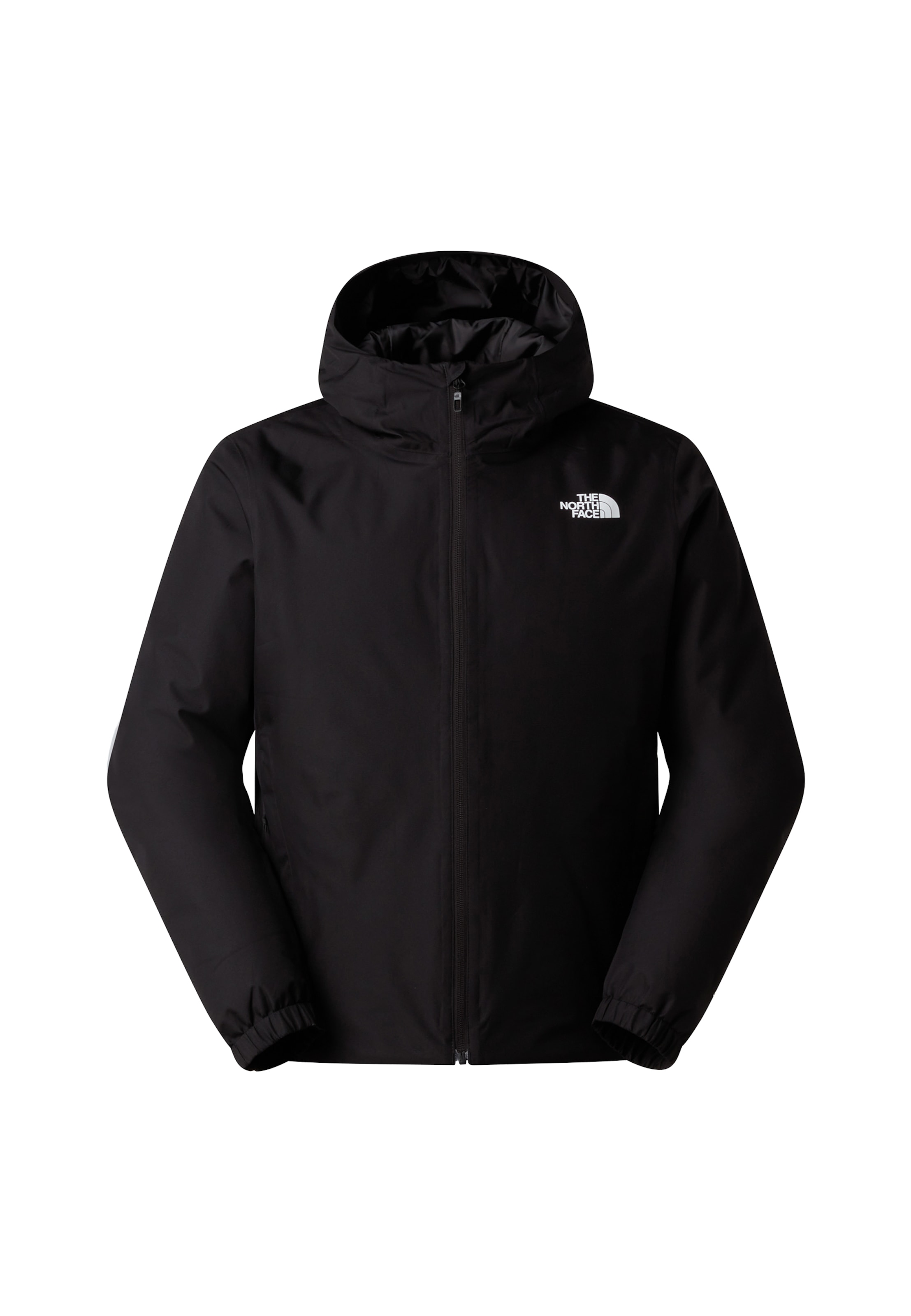 THE NORTH FACE Outdoorová bunda 'QUEST' – černá: přední strana