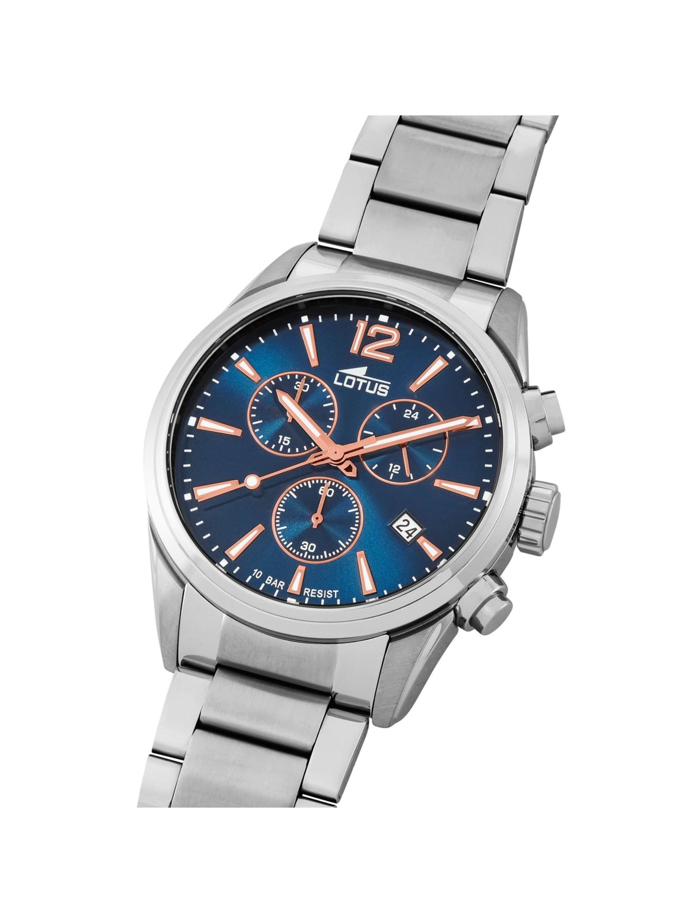 Lotus Analoog horloge in Blauw
