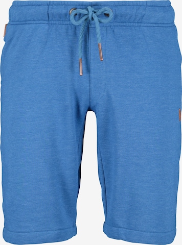 Alife and Kickin Regular Pants in Blue: front