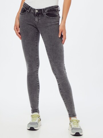 Skinny Jean 'Coral' ONLY en gris : devant