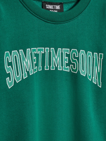 SOMETIME SOON Sweatshirt 'Winters' in Green