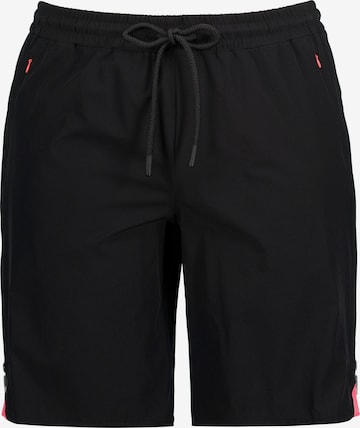 Ulla Popken Regular Shorts in Schwarz: predná strana