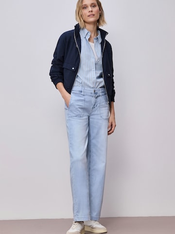 STREET ONE Свободный крой Джинсы 'Emee' в Синий
