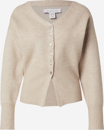 smėlio TOPSHOP Kardiganas 'Sienna': priekis