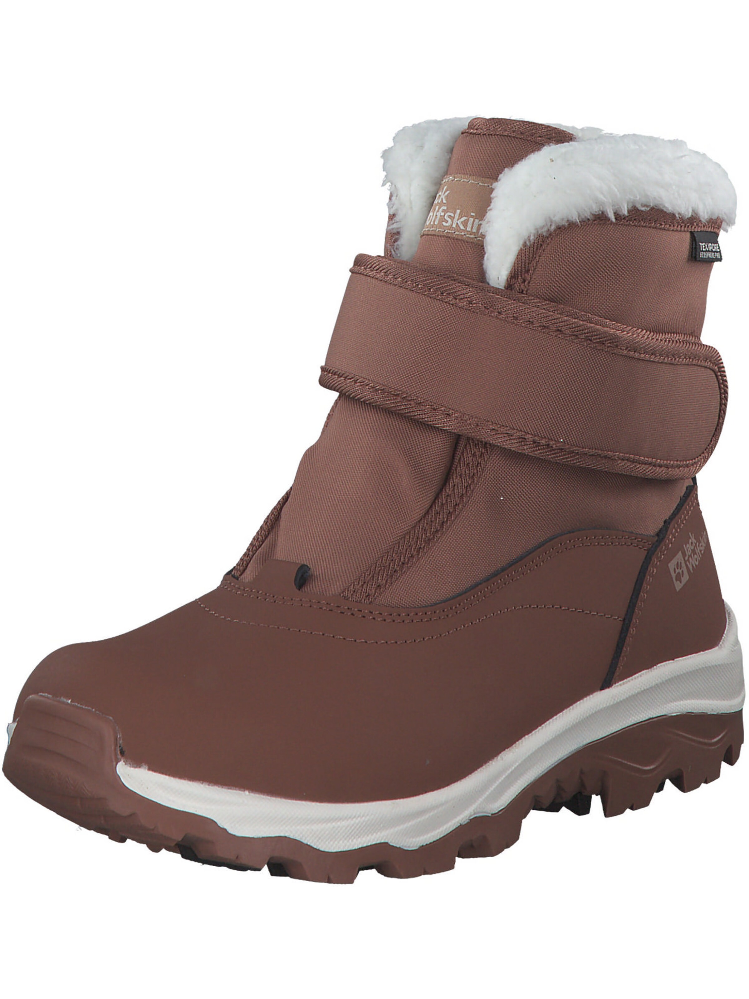 Bottes de neige JACK WOLFSKIN en marron : devant