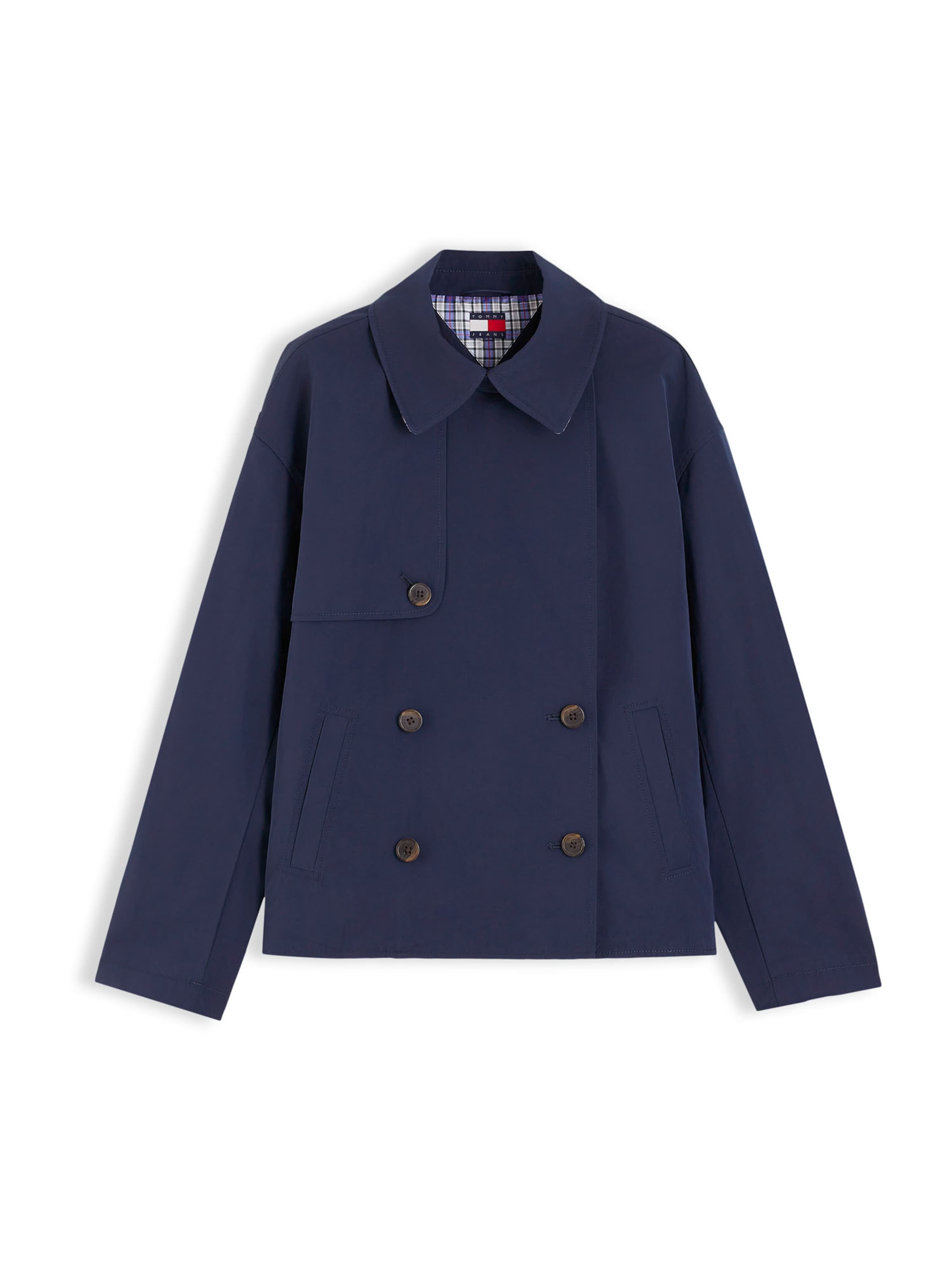 Tommy Jeans Välikausitakki värissä sininen: etupuoli