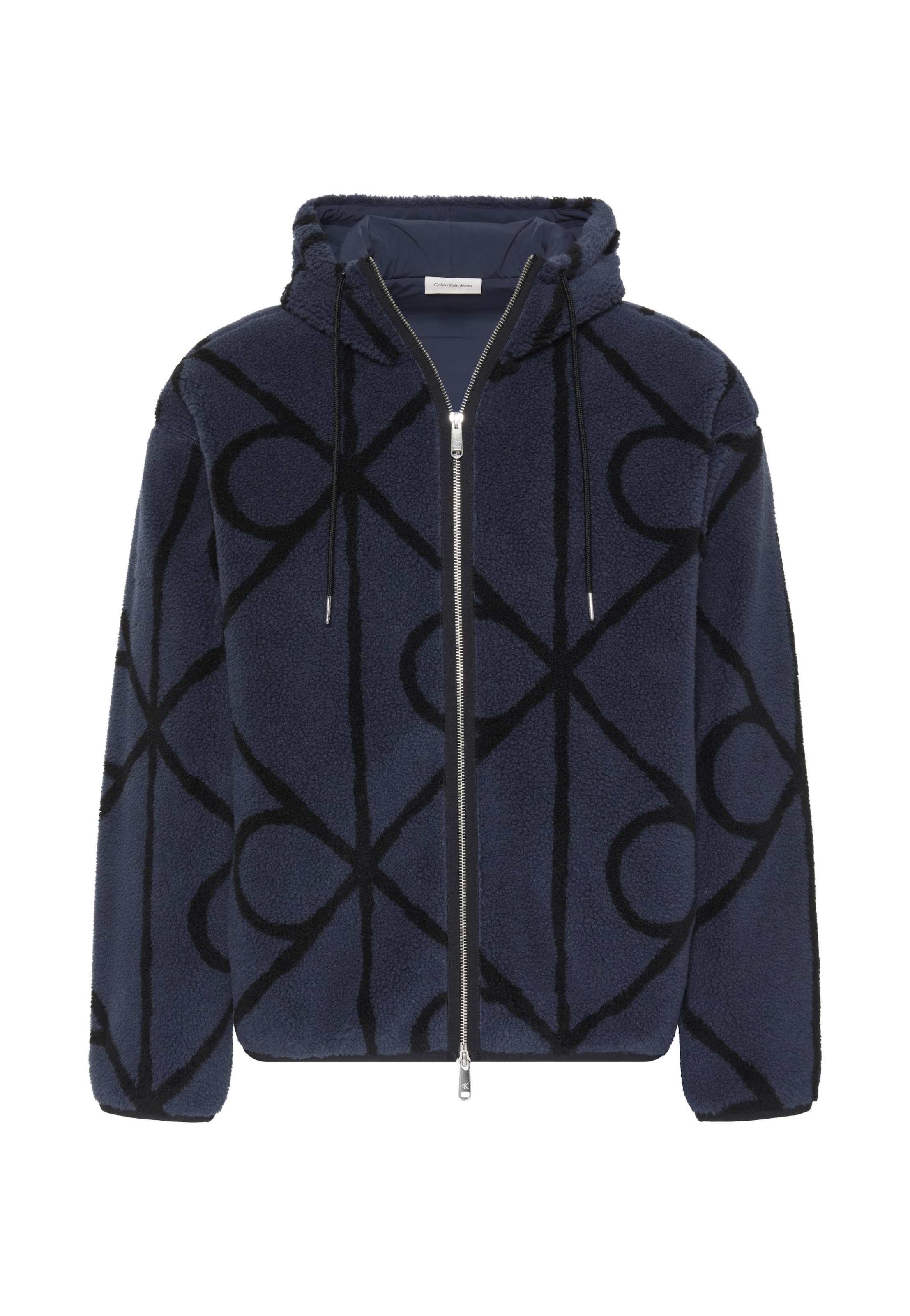 Calvin Klein Jeans Fleecejakke i blå: forside