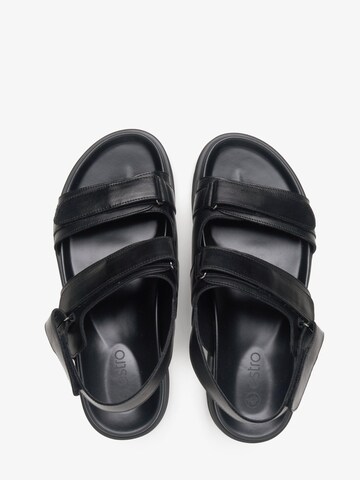 Estro Sandalen '901-6' in Zwart