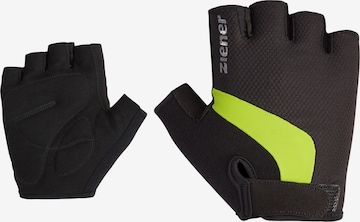 ZIENER Athletic Gloves 'CRIDO' in Yellow: front