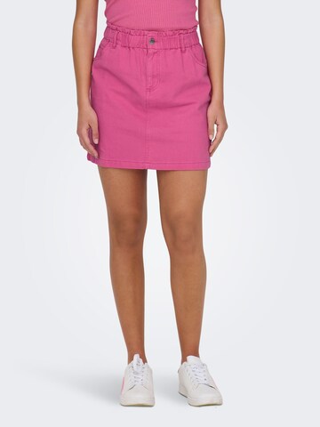 JDY Skirt in Pink: front