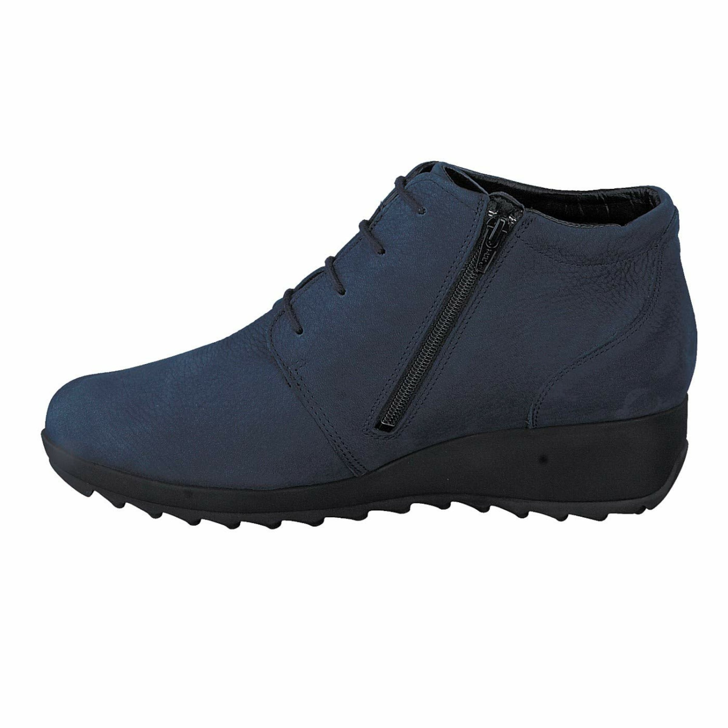 MEPHISTO Schnürstiefelette in Blau