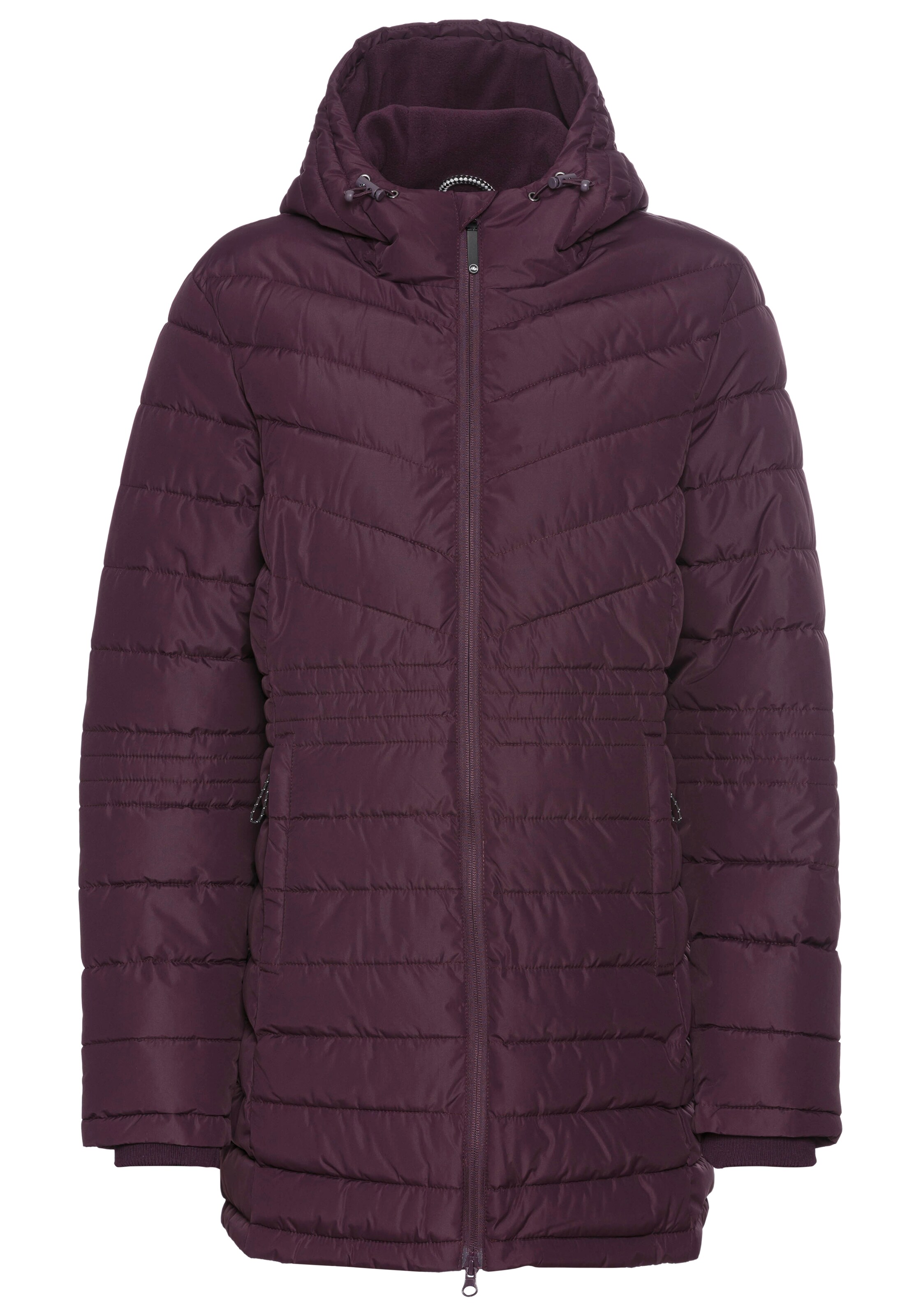POLARINO Between-Season Jacket in Purple: front