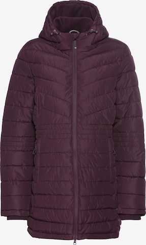 POLARINO Between-Season Jacket in Purple: front