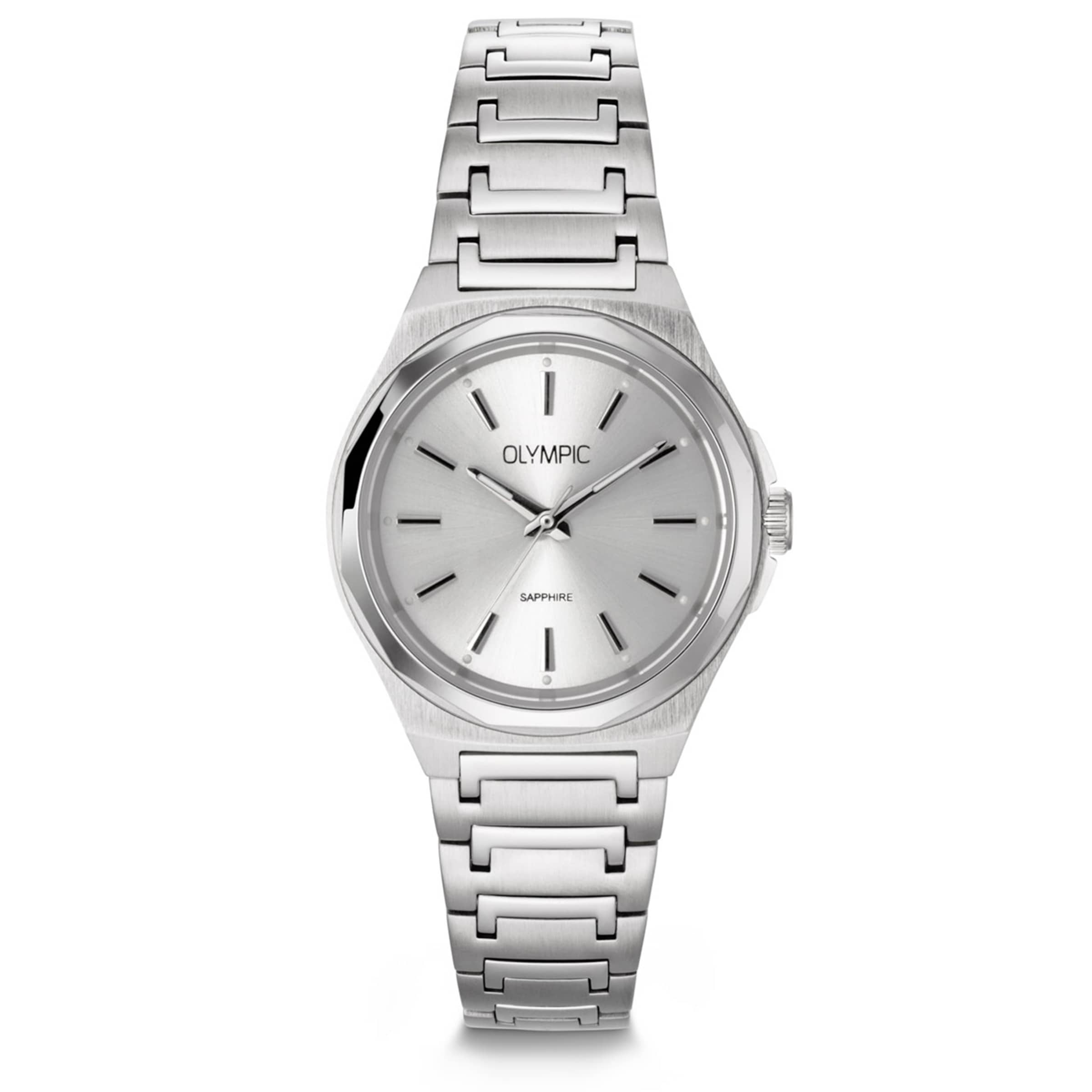 Olympic Analog watch in Silver: front