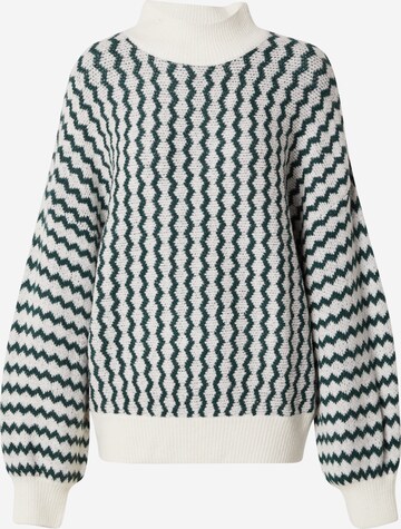 SISTERS POINT Sweater 'HAKA-PU' in White: front