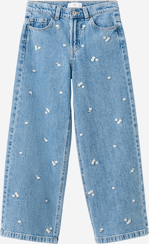 MANGO KIDSBaggy Traperice 'Daisy' - plava boja: prednji dio