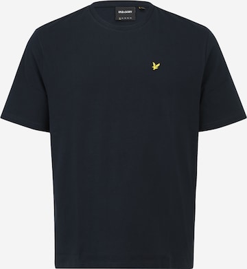 Lyle & Scott Big&Tall Tričko – modrá: přední strana