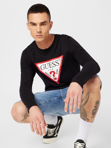 GUESS Shirt in Schwarz