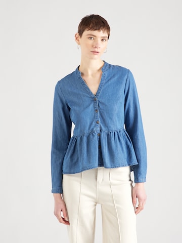 ABOUT YOU Blouse 'Rivka' in Blauw: voorkant