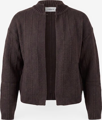 millane Strickjacke in Braun: Vorderseite