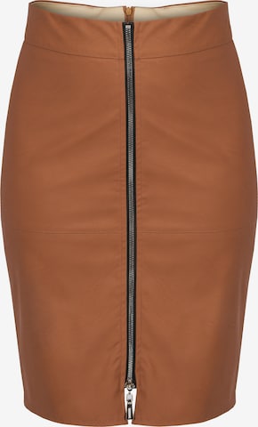 Karko Skirt ' JULIA ' in Brown: front