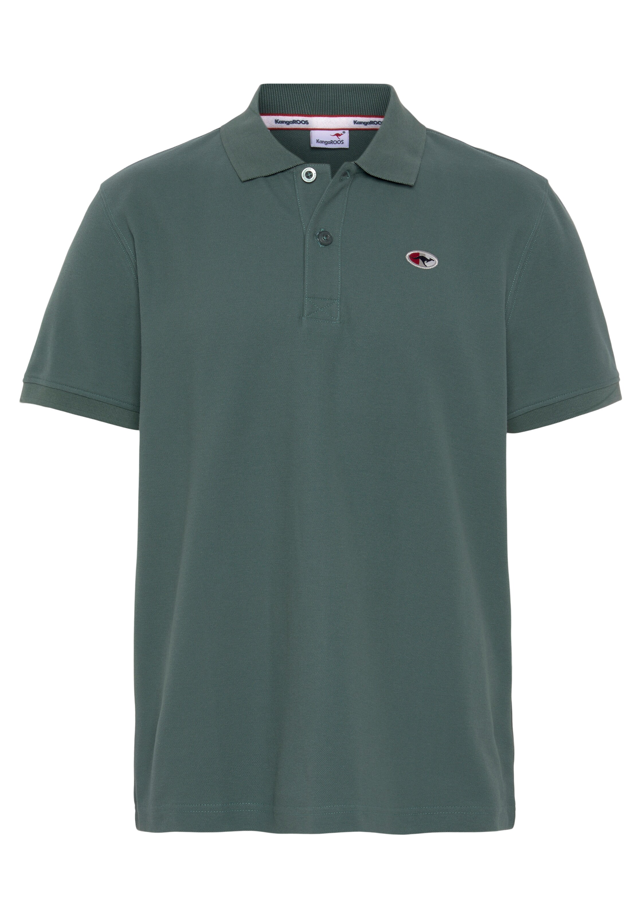 KangaROOS Poloshirt in Grün: Vorderseite