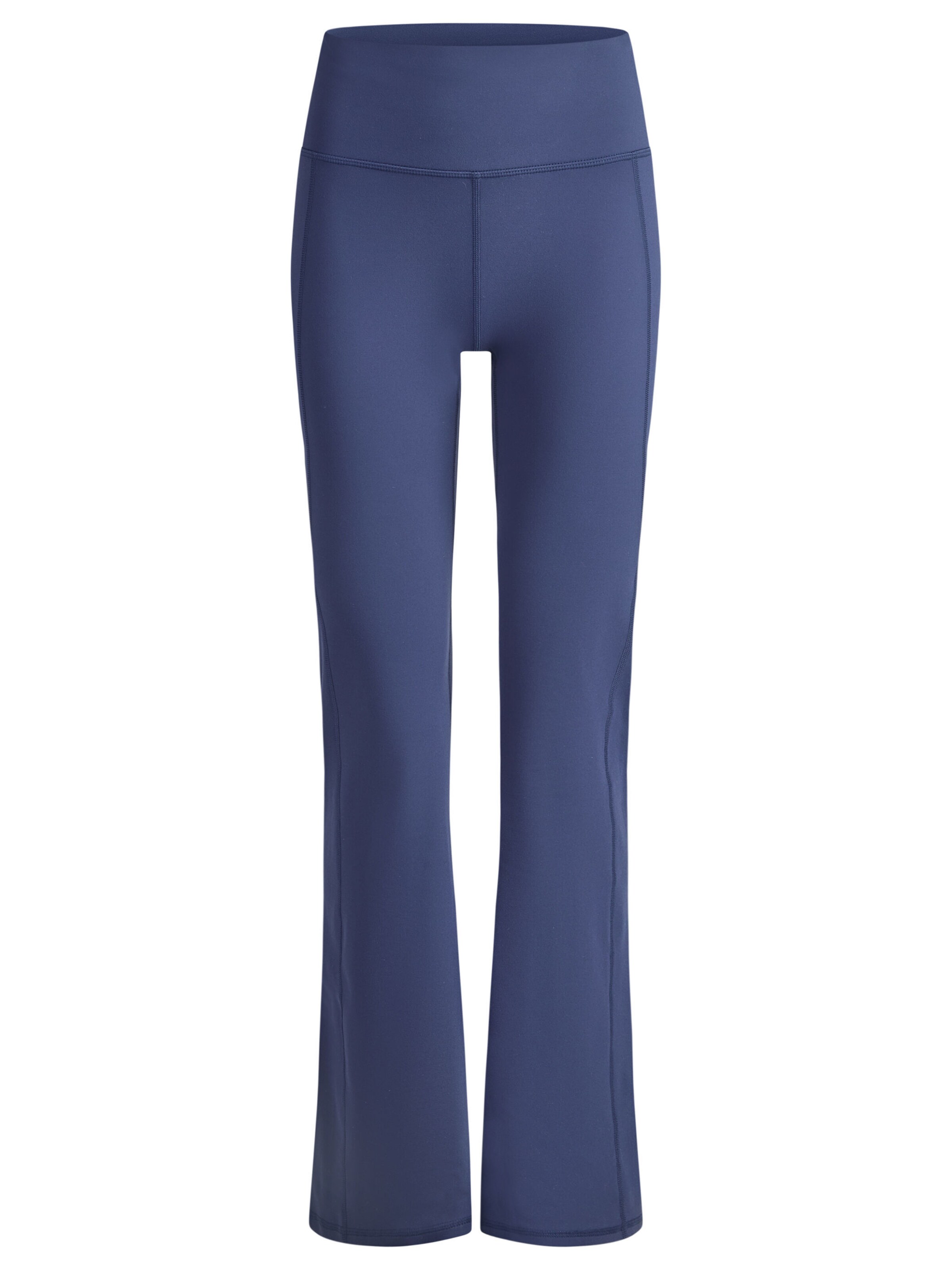 Fabletics Regular Hose `OASIS HIGH-WAISTED KICK FLARE` in Blau: Vorderseite