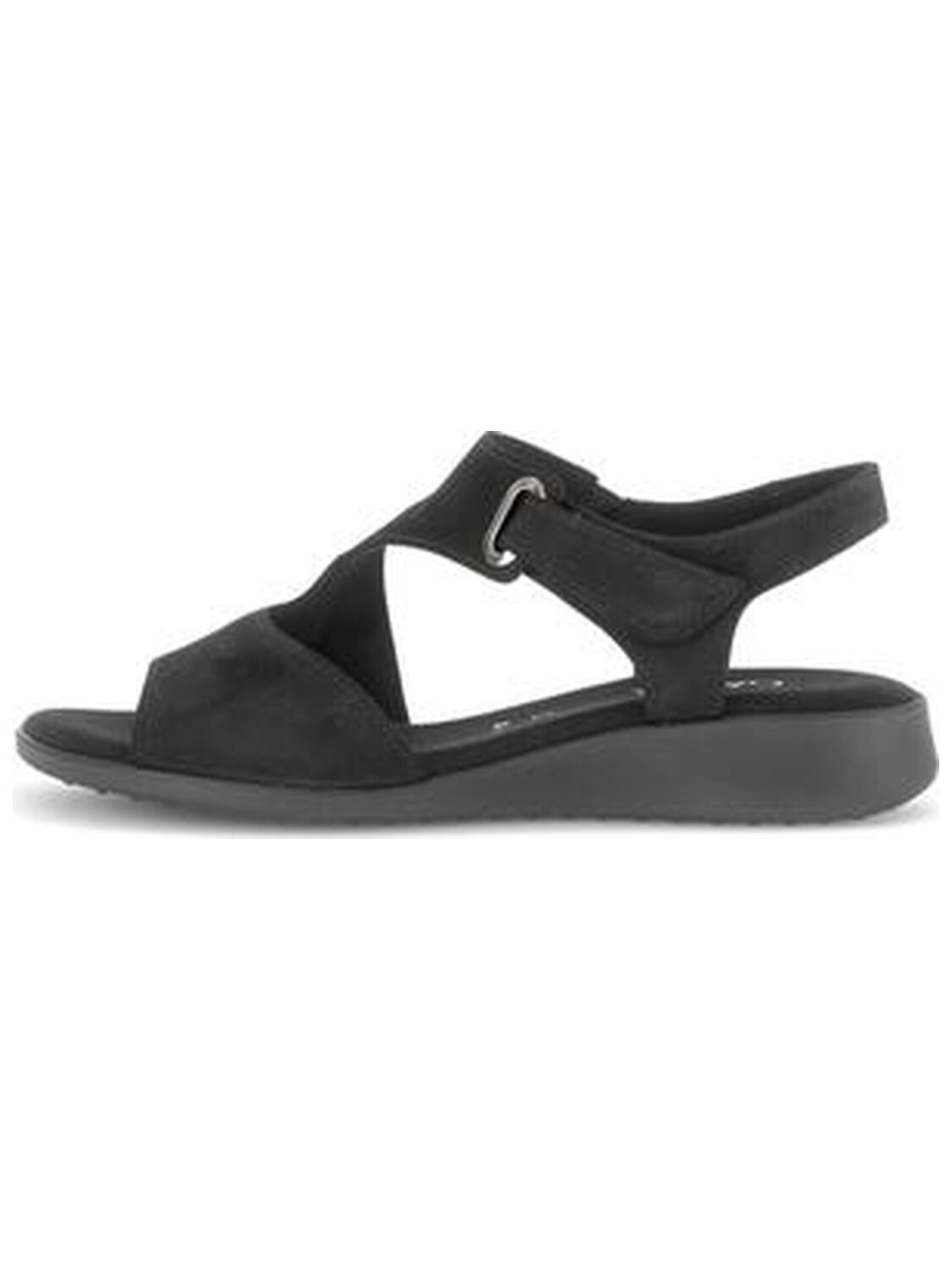 Sandalo 'Sandale Damen 82.803.47 Nubukleder in schwarz' di GABOR in nero: frontale