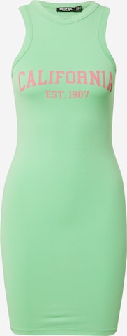 Nasty Gal - Vestido 'California' en verde: frente