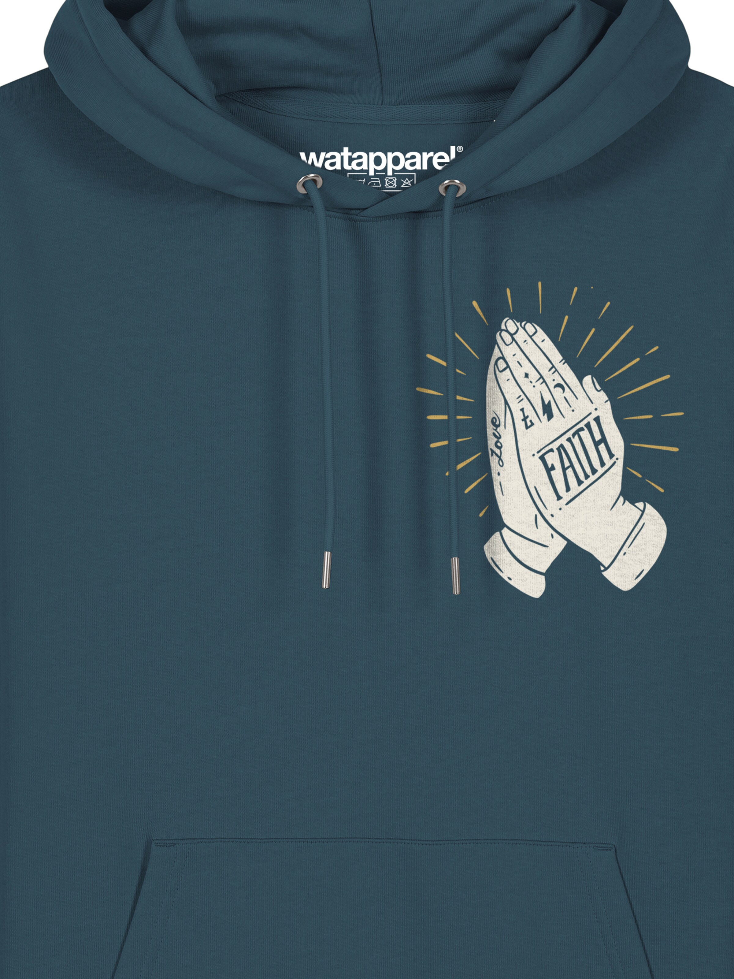 Sweat-shirt 'Faith' Watapparel en vert