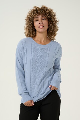 Cream Pullover 'Dela' in Blau: Vorderseite