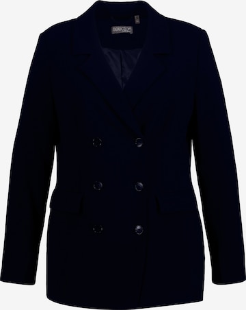 Blazer Ulla Popken en noir : devant