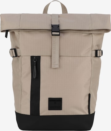 STRELLSON Backpack 'Northwood Eddie' in Beige: front