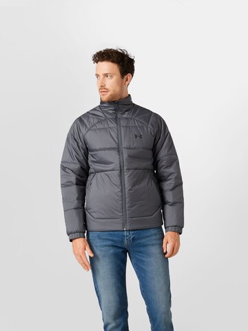 UNDER ARMOUR Outdoor jacket in Grey: front