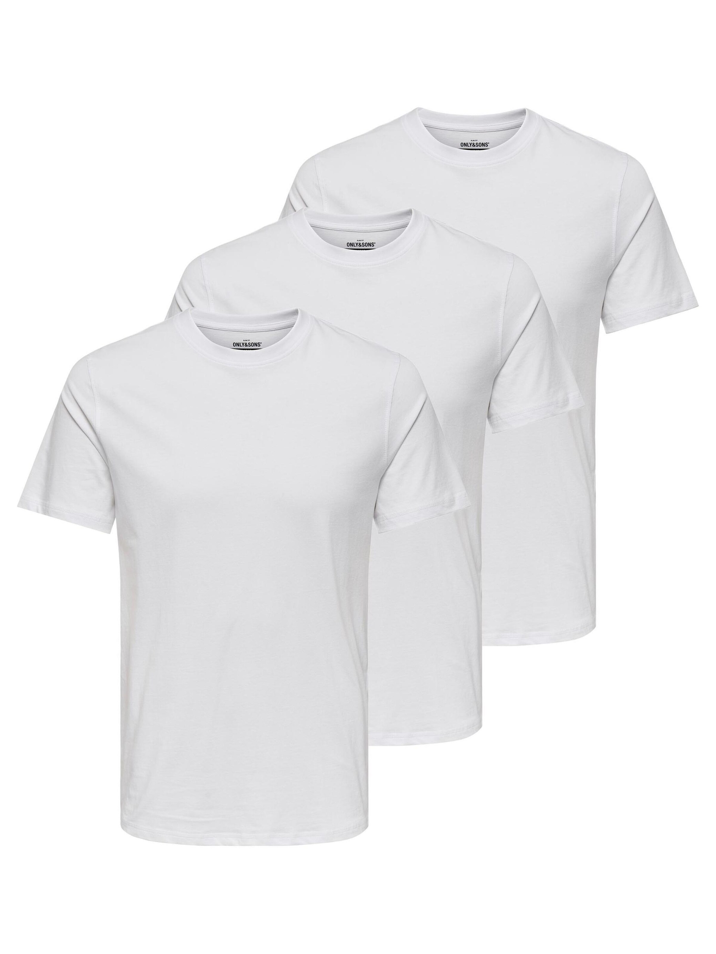 Only & Sons Shirt 'MAX' in White: front