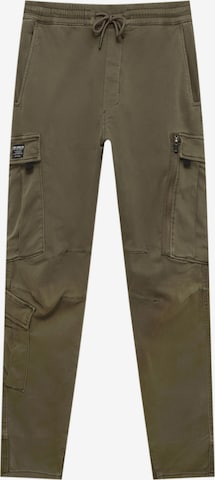 regular Pantaloni cargo di Pull&Bear in verde: frontale