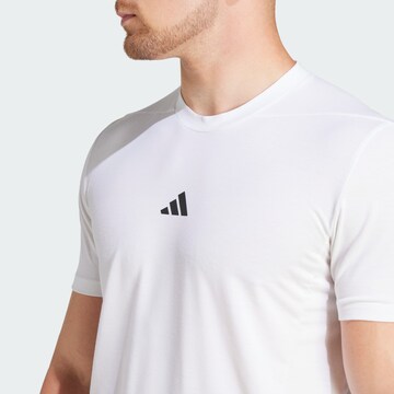 T-Shirt fonctionnel 'Designed for Training' ADIDAS PERFORMANCE en blanc