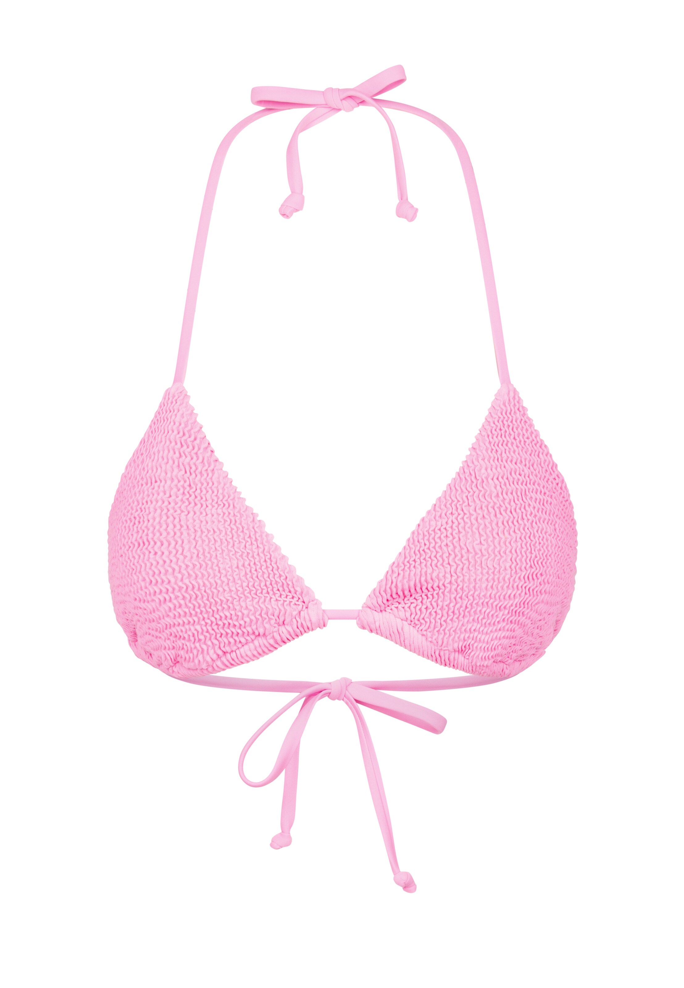 Moda Minx Triangel Bikini Top in Pink: Vorderseite