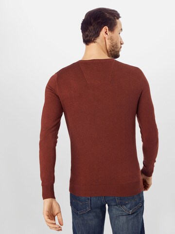 TOM TAILOR Regular fit Tröja i brun