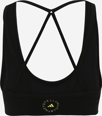 ADIDAS BY STELLA MCCARTNEY Bustier Sport-BH 'Truestrength Medium-Support' in Schwarz