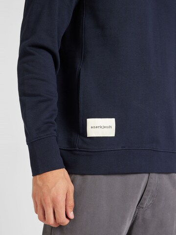 anerkjendt Sweatshirt in Blue