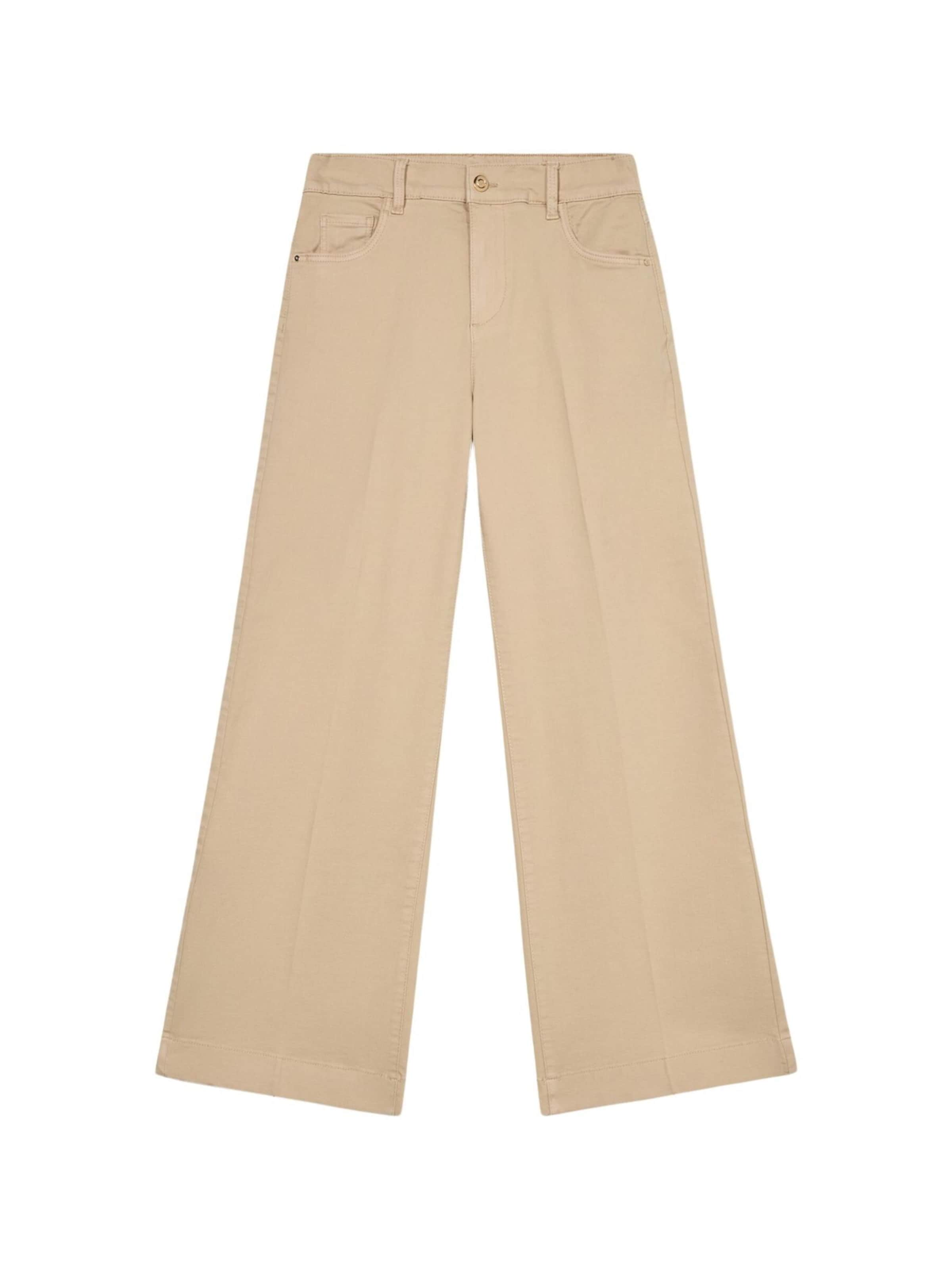 oltre Baggy Trousers in Beige: front