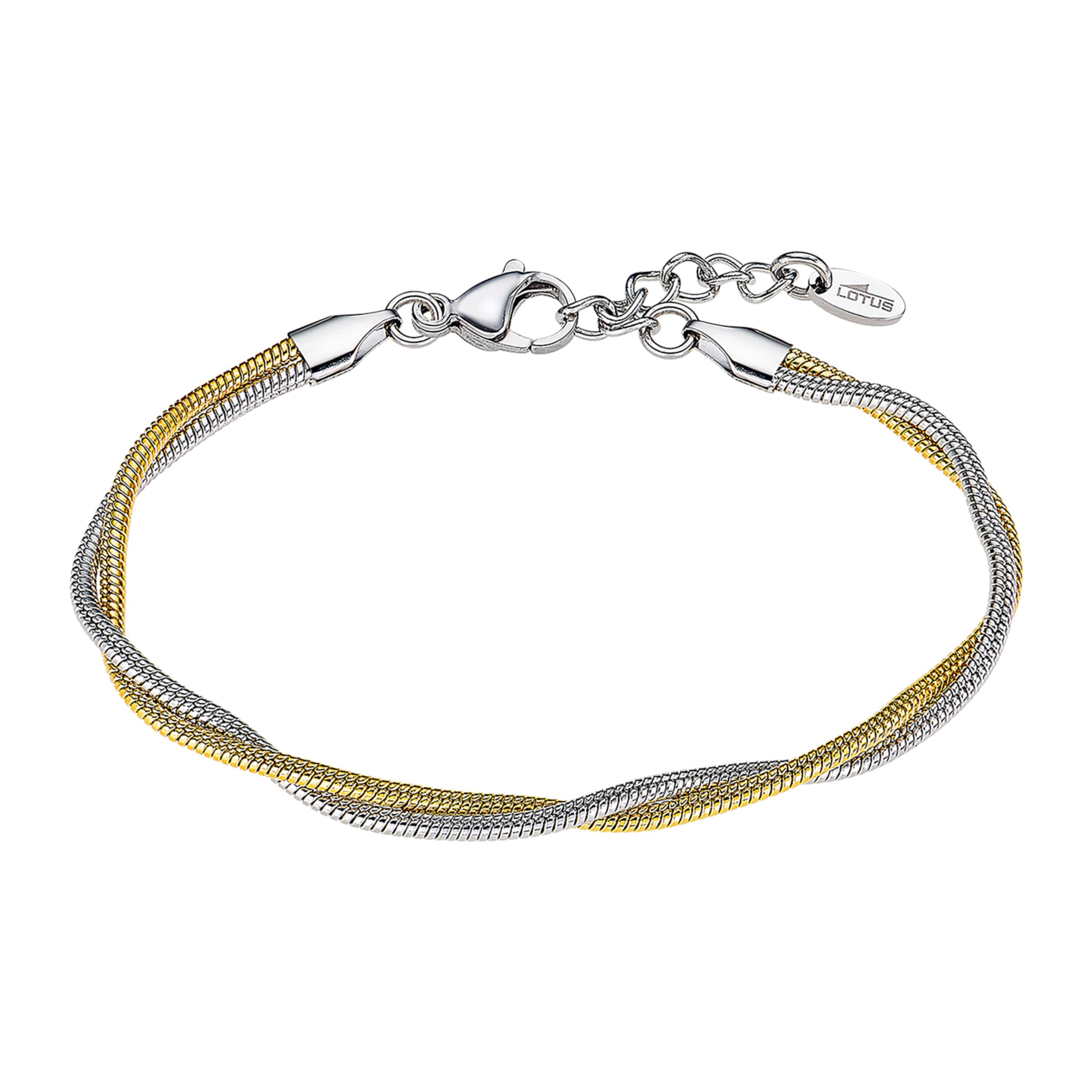 Lotus Armband in Silber: Vorderseite