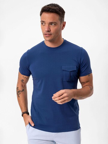 Anou Anou - Camisa em azul: frente